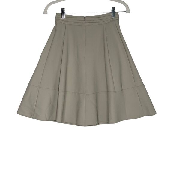Reiss Tan A-Line Mini Dress Skirt | Size 4 - Picture 2 of 6